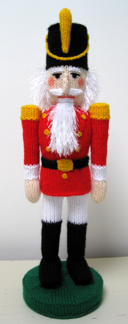 knitted toy of the Nutcracker