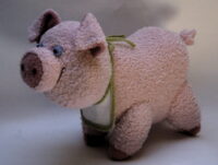 pig knitted toy