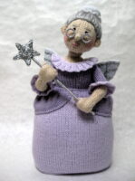 Fairy Godmother knitted toy