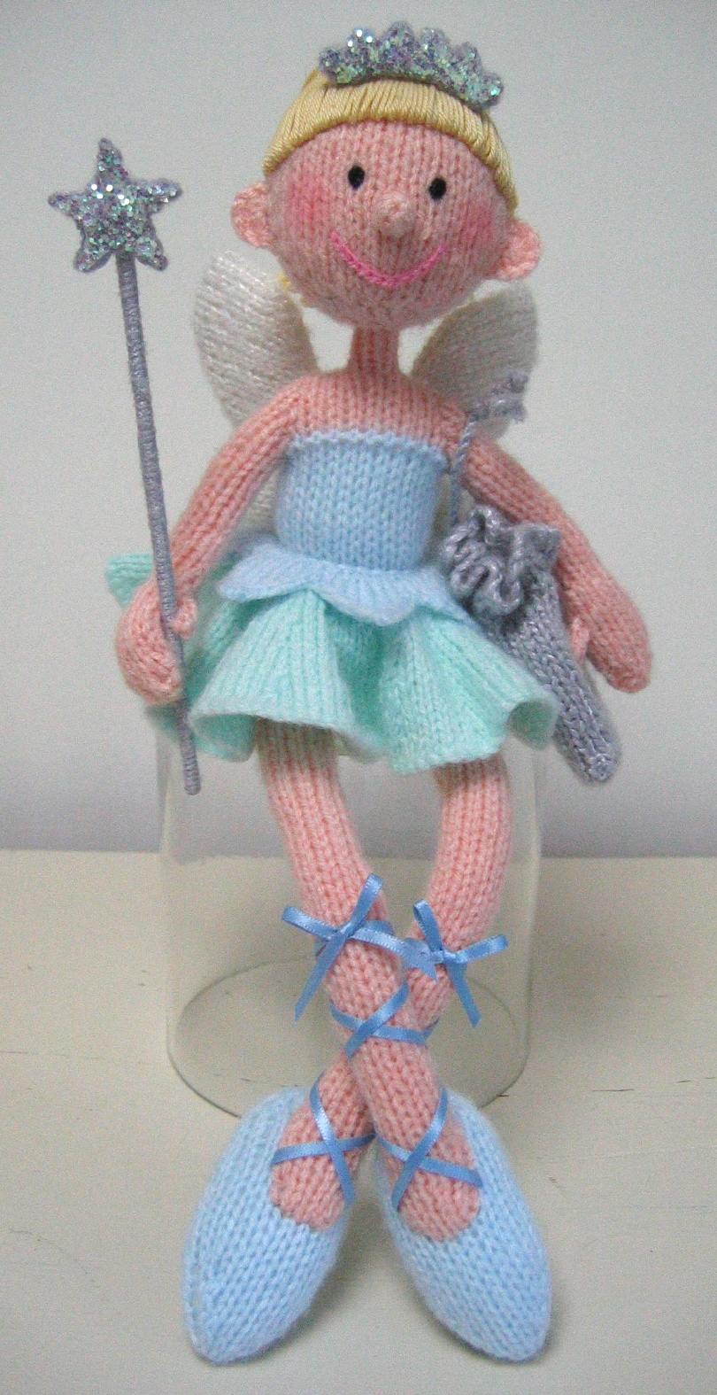 knitted toy of the tooth fairy